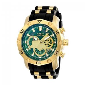Relógio Masculino Pro Diver SCUBA , Invicta 23425, Preto, Dourado e Verde