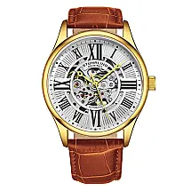 Relógio Masculino Stuhrling Atrium 3942 Automático 42mm, Marrom