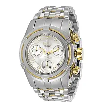 Relógio Feminino de Quartzo Reserve Bolt Zeus com Mostrador Madrepérola, Invicta 30525, Prata e Dourado