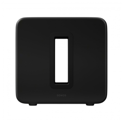 Sonos Sub 4 Subwoofer Sem Fio Premium, Dual Woofers Elípticos, Bass-Reflex, Wi-Fi 6, Controle via App Sonos – Preto Fosco