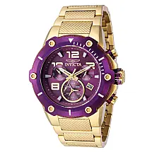 Relgio masculino calibre Speedway Swiss Ronda Z60 - 51,5 mm. Ouro 40625