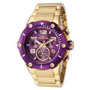 Relgio masculino calibre Speedway Swiss Ronda Z60 - 51,5 mm. Ouro 40625