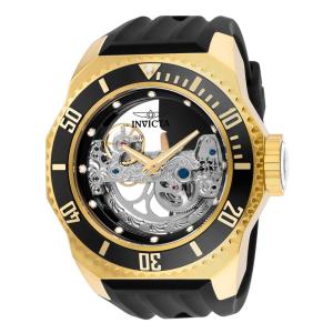 Relógio Masculino Analógio Automático 52mm, Invicta The Diver 25625, Preto e Dourado