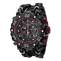 Relógio Masculino Reserve Gladiator, Invicta 36625, Preto e Borgonha