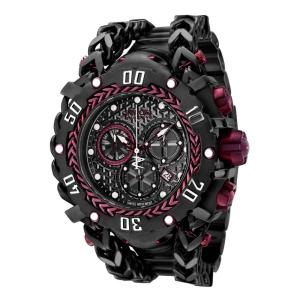 Relógio Masculino Reserve Gladiator, Invicta 36625, Preto e Borgonha