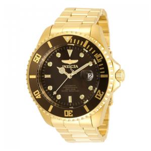 Relógio Masculino Automático Pro Diver, Invicta 35725, Dourado e Marrom