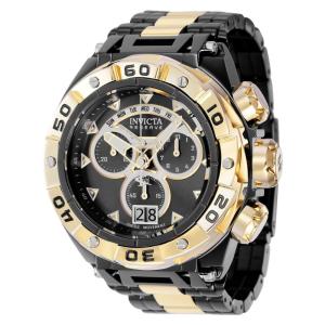 Relógio Masculino de Quartzo Ripsaw, Invicta 38825, Preto e Dourado