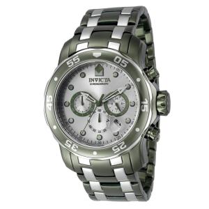 Relógio Masculino Pro Diver, Invicta 40925, Verde Claro e Prata