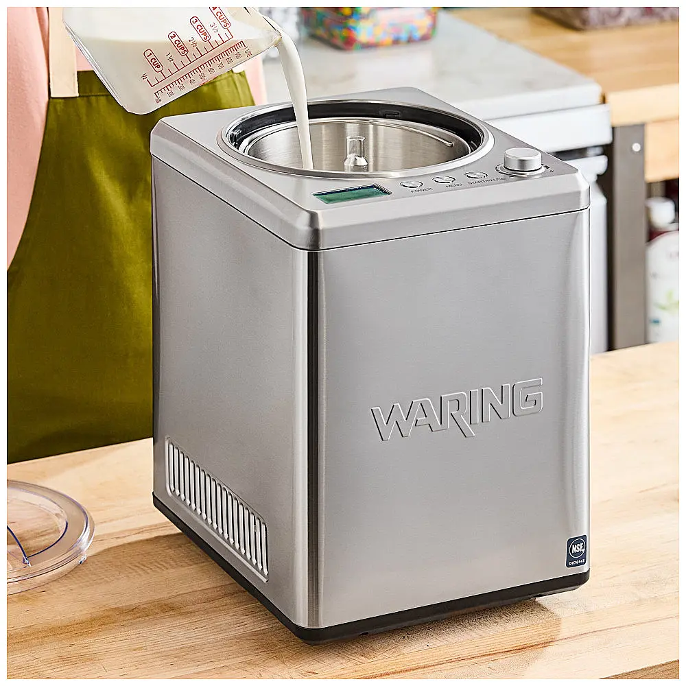 Waring WCIC25 Máquina de Sorvete Compressor 2,4 L - 110V