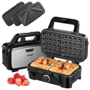 Máquina de fazer waffles Decen 3 em 1