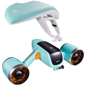 SUBLUE Scooter Propulsor Aquático de Mergulho com 2 Motores, Compatível com Câmera, 110V, Azul Turquesa