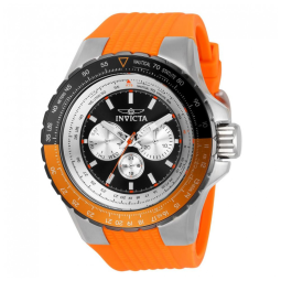 Relógio Masculino de Quartzo Aviator, Invicta 33035, Laranja