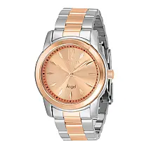Relgio feminino anjo - 38 mm. Rosa ouro. Ao 34035