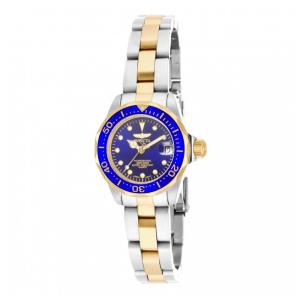 Relógio Feminino Invicta Pro Diver 24,5mm em Aço Dourado 17035