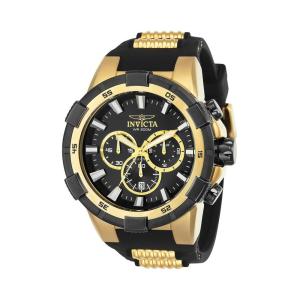 Relógio Masculino Aviator, Invicta ZG 25135, Preto e Dourado