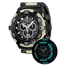 Relgio masculino reserva Hyperion Swiss Ronda 5050.C calibre - 53 mm. Preto. Branco 37335