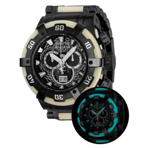 Relgio masculino reserva Hyperion Swiss Ronda 5050.C calibre - 53 mm. Preto. Branco 37335