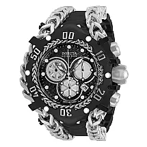 Relógio Masculino Reserve Gladiator, Invicta 34435, Preto e Prata
