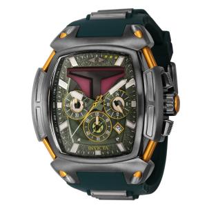 Relógio Masculino de Quartzo Star Wars Boba Fett, Invicta 37435, Verde