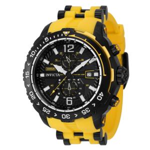 Relógio Masculino Aviator, Invicta 40535, Amarelo e Preto