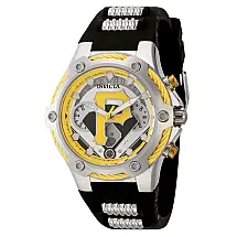 Relgio unissex MLB Pittsburgh Pirates - 40 mm. Ao. Preto 43535