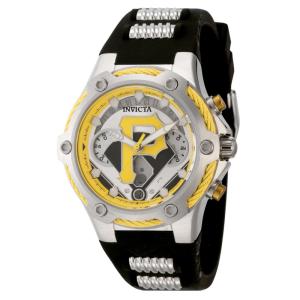 Relgio unissex MLB Pittsburgh Pirates - 40 mm. Ao. Preto 43535