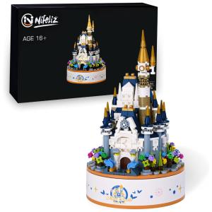 Kit de Construção Caixa de Música do Castelo com 617 Peças, Nifeliz, Colorido