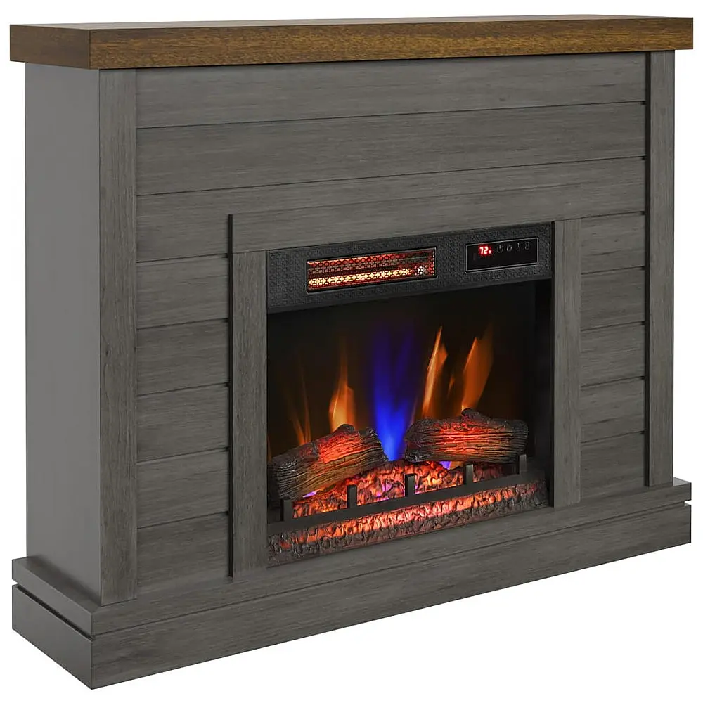 Lareira Elétrica Duraflame 120x98cm 1500W Chamas 3D Mantel Parede 110V — foto 2