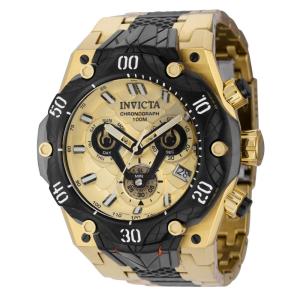 Relgio masculino Venom Swiss Ronda Z60 calibre - 54 mm. Ouro. Preto 37635