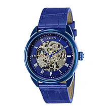 Relgio Mecnico Especializado Masculino - 42mm. Azul 40735