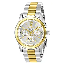 Relógio Feminino de Quartzo Angel, Invicta 11735, Prata e Dourado