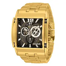 Relógio Masculino de Quartzo SHAQ, Invicta 33735, Dourado e Preto