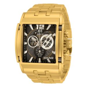 Relógio Masculino de Quartzo SHAQ, Invicta 33735, Dourado e Preto