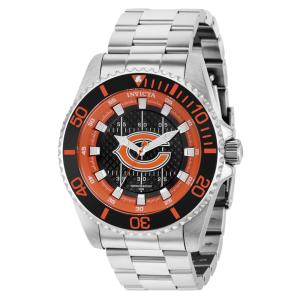 Relógio masculino Invicta NFL Chicago Bears , aço ZG 36935