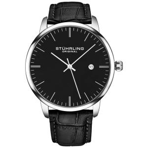 Relógio Masculino Quartzo, Resistente 50m, STUHRLING 3997Z.2, Preto