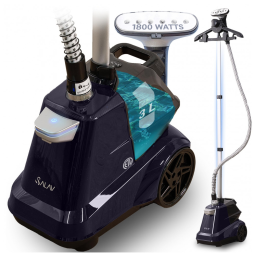 Salav Vaporizador de Roupas Comercial Heavy Duty de Tamanho Completo com Pedais e Reservatório de Água Extra Grande de 3L