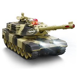 Tanque Militar de Controle Remoto de 8 Funções para Crianças de 8 a 12 Anos, NIWOTA, Verde