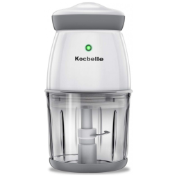 Processador de Alimentos 200W Tigela de Vidro 0,5L, 110v, KOCBELLE KB05, Branco
