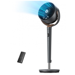 Ventilador para Quarto, Oscilação 120°, Ventilador de Piso Silencioso com Motor DC, 8 Velocidades, 3 Modos, 20dB, Dreo