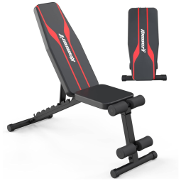 KOMSURF Banco Multiuso para Treino Corpo Inteiro em Casa, Preto