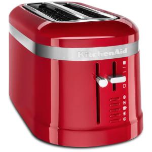 Torradeira Elétrica KitchenAid KMT5115ER, Alavanca Elevada, 4 Fatias e Fenda Longa, Vermelho Império 110V