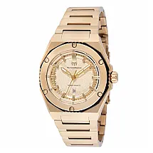 Relógio Feminino TechnoMarine Coral Coral Legacy 36mm, Dourado TM416045