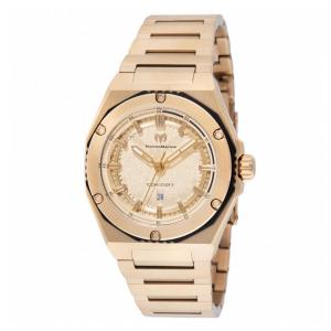 Relógio Feminino TechnoMarine Coral Coral Legacy 36mm, Dourado TM416045