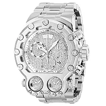 Relógio Masculino Reserve Bolt Magnum Tria 2,49 quilates com Diamante, Invicta 37545, Prata