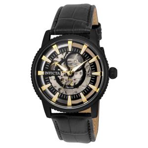 Relgio masculino automtico Objet D Art - 42 mm. Preto ZG-22645