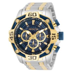 Relógio Masculino Pro Diver, Invicta 33845, Prata, Dourado e Azul