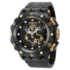 Relgio masculino reserva MLB Boston Red Sox Swiss Ronda Z60 calibre - 51 mm. Preto 41945