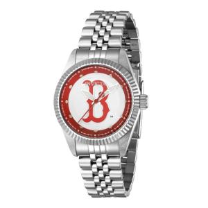 Relógio Feminino MLB Boston Red Sox com Pulseira de Aço Inoxidável, Invicta 42945, Prata