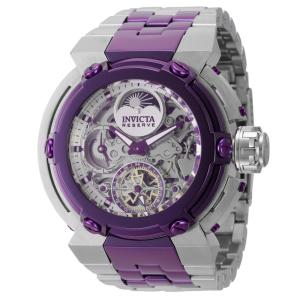 Relgio Masculino X-Wing Automtico das Foras da Coalizo de Reserva - 46mm. Ao. Roxo 43945