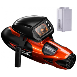 Scooter Submarino Pump-Jet Vapor Sublue Vermelho com Bateria Extra, 3 Velocidades, Display LCD 4,3", Alerta de Profundidade, 40m, 29,6V